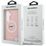 Karl Lagerfeld IML Repeated Choupette MagSafe Plus Pink Kryt Samsung Galaxy S26