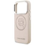 Karl Lagerfeld K Head Point Logo MagSafe Pink Kryt iPhone 17 Pro