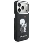 Karl Lagerfeld Karl & Choupette Back Logo MagSafe Black Kryt iPhone 17 Pro