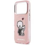 Karl Lagerfeld Karl & Choupette Back MagSafe Pink Kryt iPhone 17 Pro