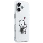 Karl Lagerfeld Karl & Choupette Back MagSafe Transparent Kryt iPhone 17