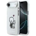 Karl Lagerfeld Karl & Choupette Back MagSafe Transparent Kryt iPhone 17 Air