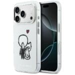 Karl Lagerfeld Karl & Choupette Back MagSafe Transparent Kryt iPhone 17 Pro