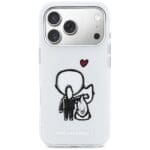 Karl Lagerfeld Karl & Choupette Back MagSafe Transparent Kryt iPhone 17 Pro Max