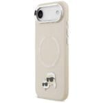 Karl Lagerfeld Karl & Choupette Pins MagSafe Beige Kryt iPhone 17 Air