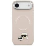 Karl Lagerfeld Karl & Choupette Pins MagSafe Pink Kryt iPhone 17 Air