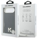 Karl Lagerfeld Karl Head Logo MagSafe Black Kryt iPhone 17 Air