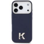 Karl Lagerfeld Karl Head Logo MagSafe Blue Kryt iPhone 17 Pro
