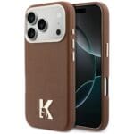 Karl Lagerfeld Karl Head Logo MagSafe Brown Kryt iPhone 17 Pro