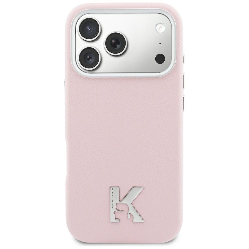 Karl Lagerfeld Karl Head Logo MagSafe Pink Kryt iPhone 17