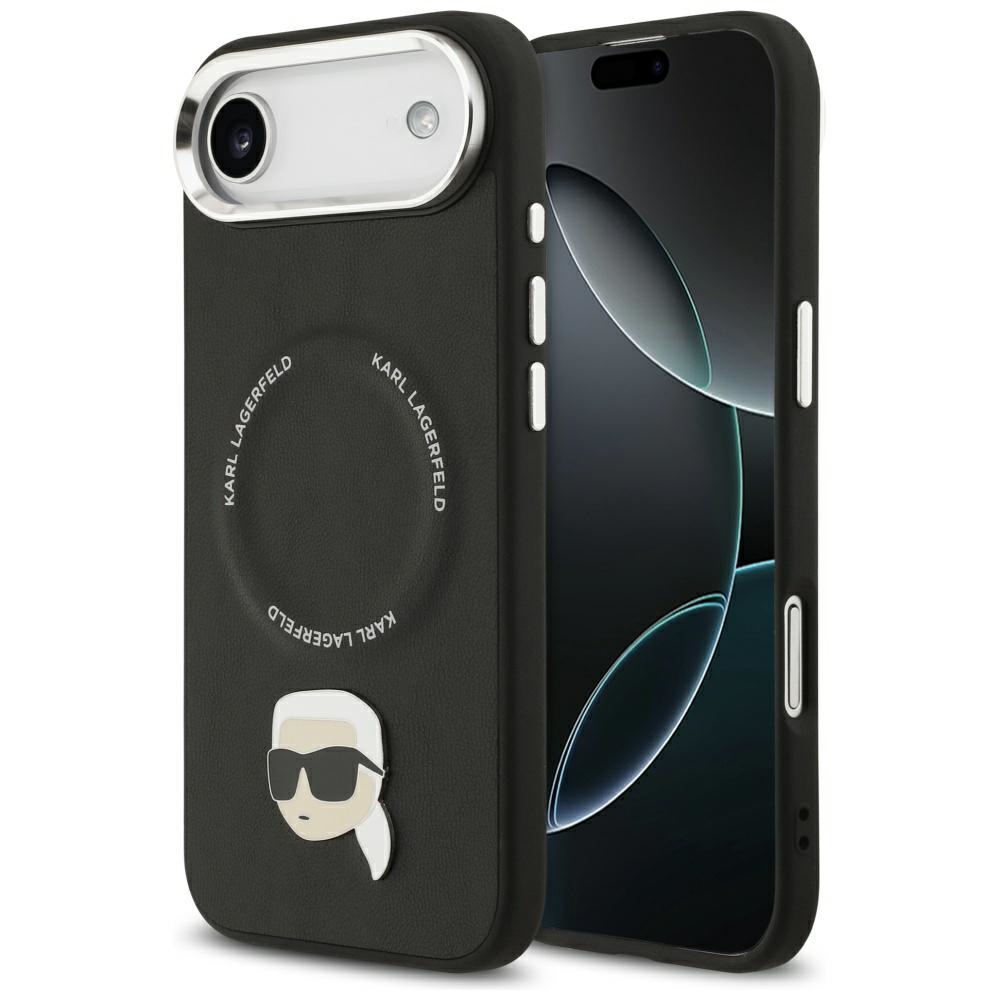 Karl Lagerfeld Karl Pin MagSafe Black Kryt iPhone 17 Air