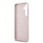 Karl Lagerfeld Liquid Silicone K&CH Heads MagSafe Pink Kryt Samsung Galaxy S25 Fe