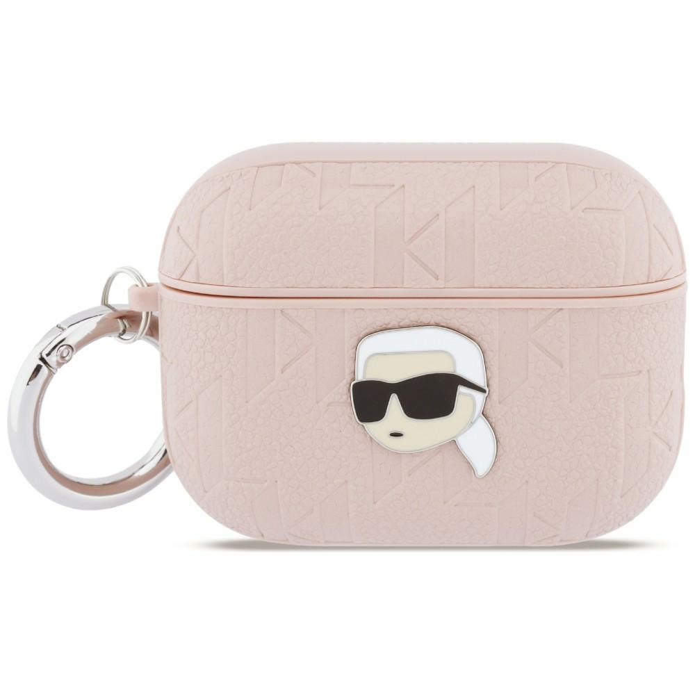 Karl Lagerfeld Monogram Karl Head Pink Kryt AirPods Pro
