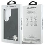 Karl Lagerfeld Perforated KL MagSafe Black Kryt Samsung Galaxy S26 Ultra