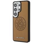 Karl Lagerfeld Perforated KL MagSafe Brown Kryt Samsung Galaxy S26 Ultra
