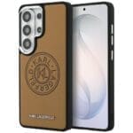 Karl Lagerfeld Perforated KL MagSafe Brown Kryt Samsung Galaxy S26 Ultra
