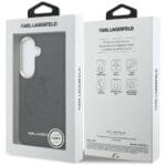 Karl Lagerfeld Perforated KL MagSafe Plus Black Kryt Samsung Galaxy S26