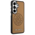 Karl Lagerfeld Perforated KL MagSafe Plus Brown Kryt Samsung Galaxy S26