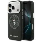 Karl Lagerfeld Point & Choupette Sketch MagSafe Black Kryt iPhone 17 Pro