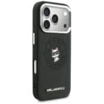 Karl Lagerfeld Point & Choupette Sketch MagSafe Black Kryt iPhone 17 Pro