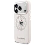 Karl Lagerfeld Point & Choupette Sketch MagSafe Pink Kryt iPhone 17 Pro Max