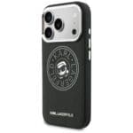 Karl Lagerfeld Point & Karl Sketch MagSafe Black Kryt iPhone 17 Pro