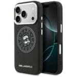 Karl Lagerfeld Point & Karl Sketch MagSafe Black Kryt iPhone 17 Pro Max