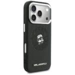 Karl Lagerfeld Point & Karl Sketch MagSafe Black Kryt iPhone 17 Pro Max