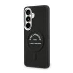 Karl Lagerfeld PU RSG Logo Magnetic Black Kryt Samsung Galaxy S26