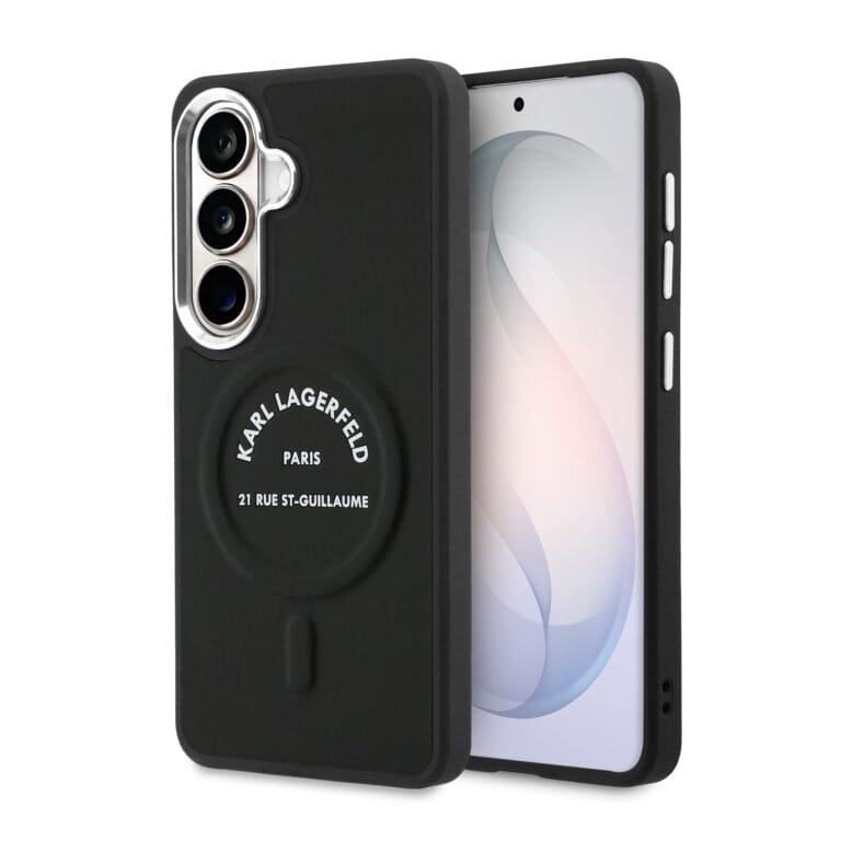 Karl Lagerfeld PU RSG Logo Magnetic Black Kryt Samsung Galaxy S26
