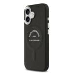 Karl Lagerfeld PU RSG Logo MagSafe Black Kryt iPhone 17