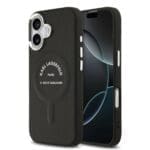 Karl Lagerfeld PU RSG Logo MagSafe Black Kryt iPhone 17