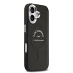 Karl Lagerfeld PU RSG Logo MagSafe Black Kryt iPhone 17