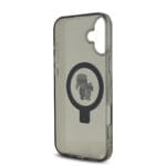 Karl Lagerfeld Ringstand Karl and Choupette MagSafe Black Kryt iPhone 16