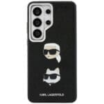 Karl Lagerfeld Saffiano Double Heads Metal Black Kryt Samsung Galaxy S26 Ultra