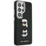 Karl Lagerfeld Saffiano Double Heads Metal Black Kryt Samsung Galaxy S26 Ultra