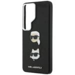 Karl Lagerfeld Saffiano Double Heads Metal Black Kryt Samsung Galaxy S26 Ultra