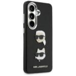 Karl Lagerfeld Saffiano Double Heads Metal Plus Black Kryt Samsung Galaxy S26