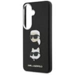 Karl Lagerfeld Saffiano Double Heads Metal Plus Black Kryt Samsung Galaxy S26