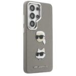 Karl Lagerfeld Saffiano Double Heads Metal Silver Kryt Samsung Galaxy S26 Ultra