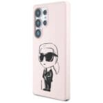 Karl Lagerfeld Silicone Graffiti Ikonik Printed Logo MagSafe Pink Kryt Samsung Galaxy S25 Ultra