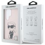 Karl Lagerfeld Silicone Graffiti Ikonik Printed Logo MagSafe Pink Kryt Samsung Galaxy S25 Ultra