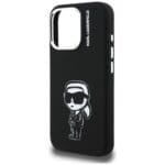 Karl Lagerfeld Silicone Karl Sketch MagSafe Black Kryt iPhone 16 Pro