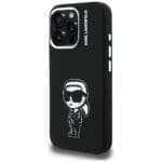 Karl Lagerfeld Silicone Karl Sketch MagSafe Black Kryt iPhone 16 Pro Max