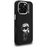 Karl Lagerfeld Silicone Karl Sketch MagSafe Black Kryt iPhone 16 Pro Max