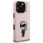 Karl Lagerfeld Silicone Karl Sketch MagSafe Pink Kryt iPhone 16 Pro Max