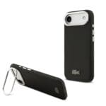 Lacoste Iconic Petit Pique Camera Stand MagSafe Black Kryt iPhone 17 Air