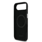 Lacoste Iconic Petit Pique Metal Logo MagSafe Black Kryt iPhone 17 Air