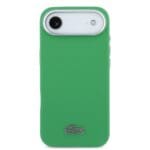 Lacoste Iconic Petit Pique Metal Logo MagSafe Green Kryt iPhone 17 Air