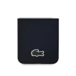 Lacoste Iconic Petit Pique Woven Logo MagSafe Samsung Black Kryt Samsung Galaxy Z Flip 6/7 Fe